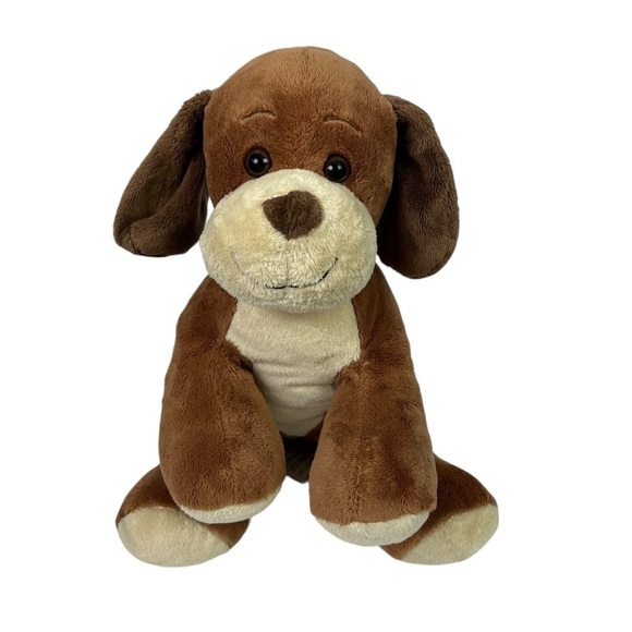 BUILD-A-BEAR Dog Plush Measures 17”-18”Inc Tail Brown/Tan Spot/Stain/Flaw - Picture 1 of 9
